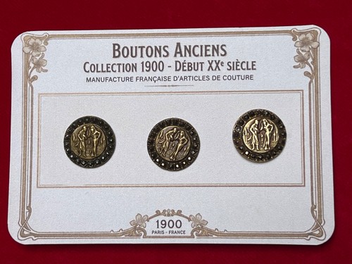 Lot boutons anciens de - lot, 3