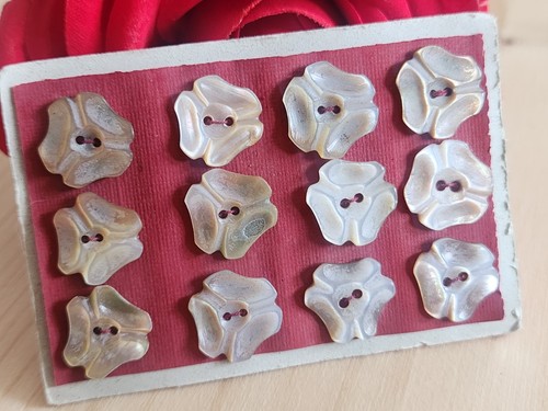 Rare petite plaque boutons