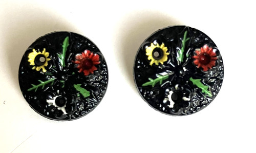 Paire boutons anciens en - boutons,